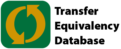Transfer Equivalency Database PNG